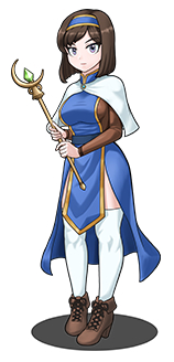 立ち絵素材、僧侶・ヒーラー系、C01